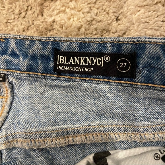 Blank NYC High-Rise Madison Crop Jeans 4 / 27 - Picture 4 of 6
